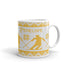 Nordic Skier Personalized Knitting Mug